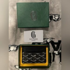 Goyard Black Card Holder